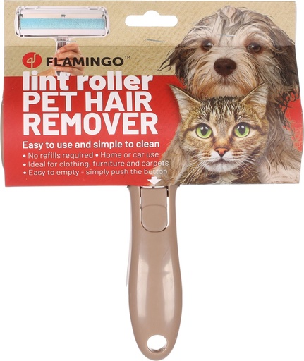[54856] Brosse à poils RUBBO grande surface taupe - Flamingo