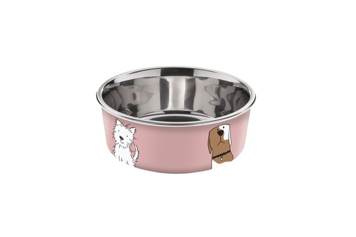 [54865-002] Gamelle Bella Dog Rose (750 ml) - Ferribiella