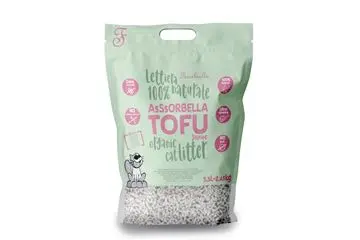 [54871-002] Litière 100% naturelles au TOFU au note de Jasmin (5.5 litres) - Ferribiella