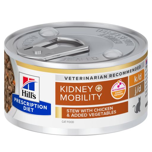 [54895] Feline K/D J/D Renal et Mobility mijotés (24 boîtes 82 g) - Hill's Prescription Diet