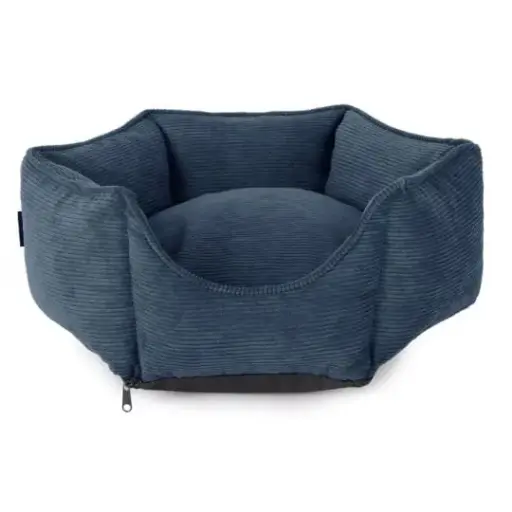 [54921-004] Corbeille ronde Shelby Blue Petrol (S) - Bubimex