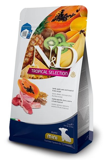 [54995-001] Chiot mini tropical selection (5 kg) - Farmina