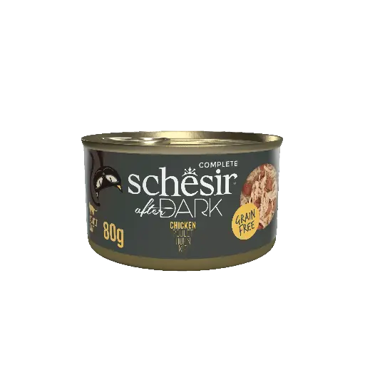 [55027] Boite After Dark Poulet en bouillon pour chat (80 g) - Schesir