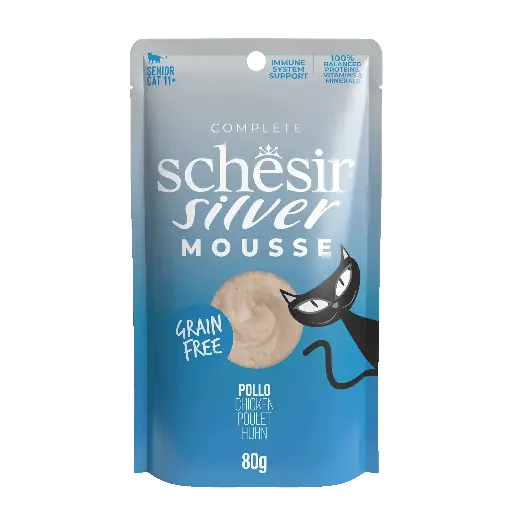 [55041] Sachet Silver Poulet en mousse (80 g) - Schesir
