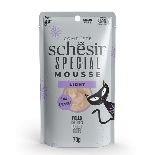 [55053] Sachet Special Light Poulet en mousse (70 g) - Schesir