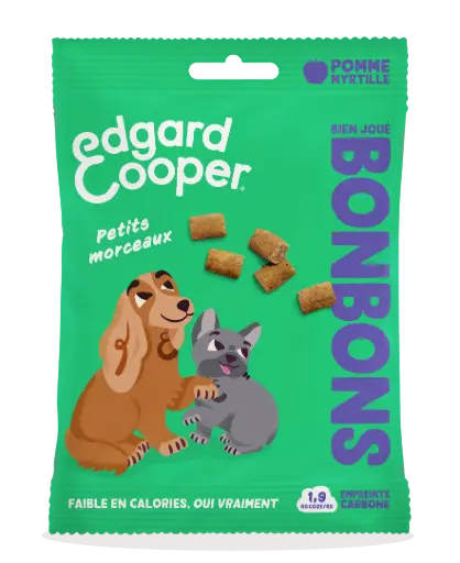[55086] Friandises Bonbons Pomme Petits morceaux (50 g) - Edgard & Cooper