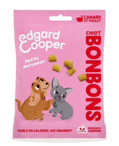 [55089] Friandises Chiot Bonbons Canard Petits morceaux (50 g) - Edgard & Cooper