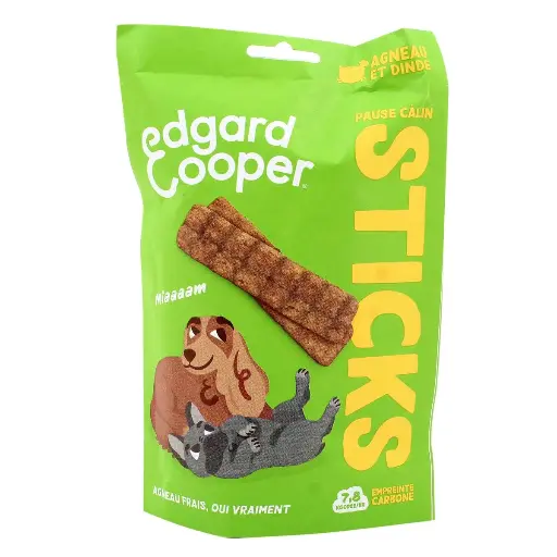 [55097] Sticks Agneau/Dinde (75 g) - Edgard & Cooper