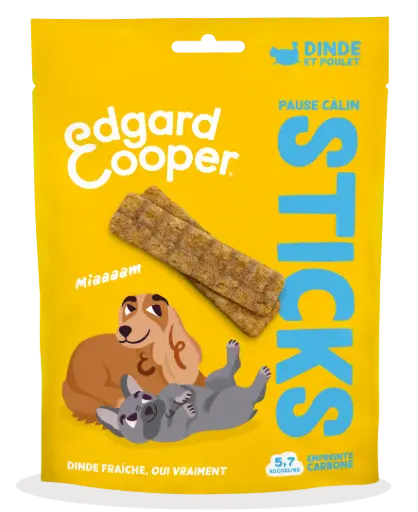 [55098] Sticks Dinde/Poulet (75 g) - Edgard & Cooper