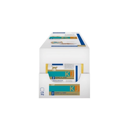 [55104] HPM Wet Cat Kidney & Joint KJ2 (14 barquettes 85 g) - Virbac