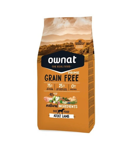 [55109-001] GF Prime Adulte Lamb pour chien (12 kg) - OWNAT