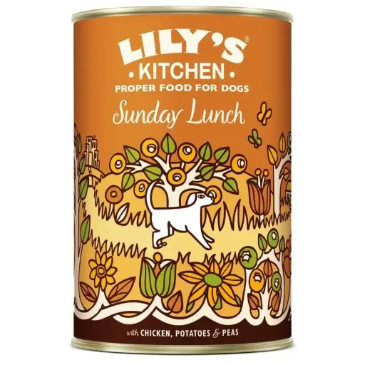 [55218] Sunday Lunch avec Poulet et légumes (boite 400 g) - Lily's Kitchen