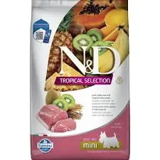 [55280-002] Porc Epeautre Avoine et Fruits Tropicaux Adult Mini (1.5 kg) - Farmina