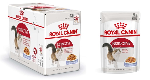 [553_501] Feline Nutrition Instinctive 12 "en gelée" (12 sachets 85 g) - Royal Canin
