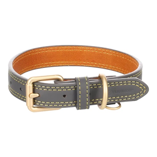 [55318-004] Collier Virginia - Gris (XS/S) - Flamingo