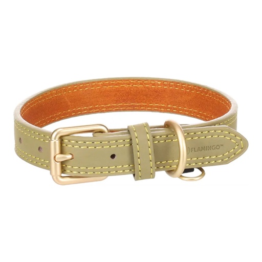 [55320-003] Collier Virginia Vert (S/M) - Flamingo