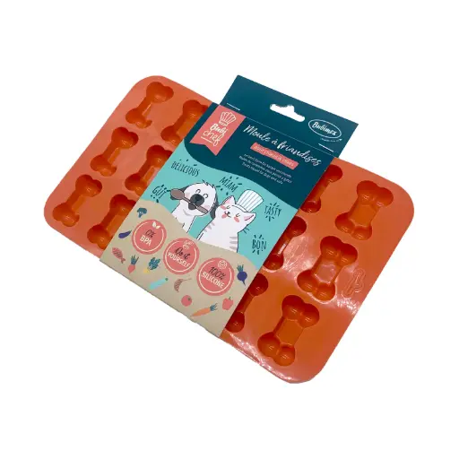 [55364] Moule à friandises BubiChef (Os) - Bubimex