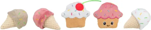 [55502] Peluche Glace ou Cupcake (7 cm) (coloris et formes aléatoires) - Trixie