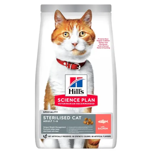 [55516-002] Feline Young Adult Sterilised Cat au Saumon (3 kg) - Hill's Science Plan