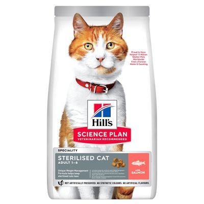 [55516-002] Feline Young Adult Sterilised Cat au Saumon (3 kg) - Hill's Science Plan