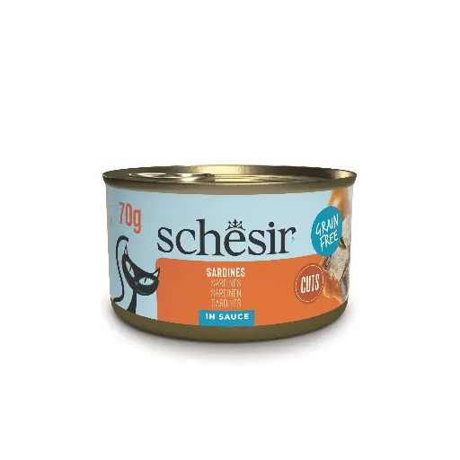 [55562] Boite "Grain Free" Fillets de Sardines en sauce (70 g) - Schesir