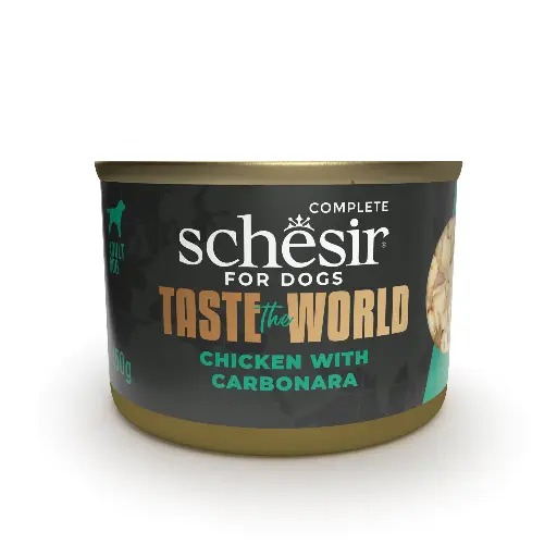 [55565] Boite de pâtée pour chien Poulet Carbonara (150 g) - Schesir