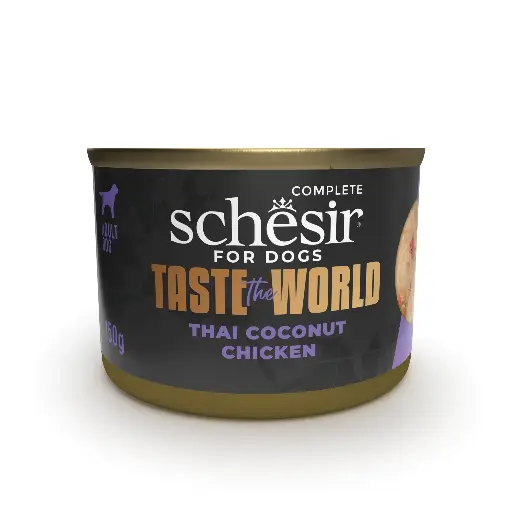 [55592] Boite de pâtée pour chien Poulet Chicken Thai Coconut (150 g) - Schesir