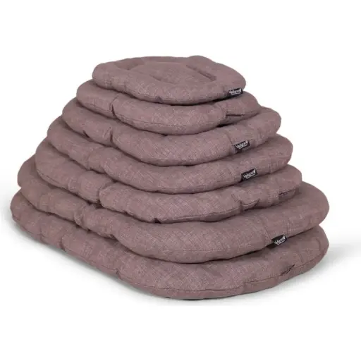 [55669-006] Coussin ovale Adelle Brun (Taille 2) - Vadigran