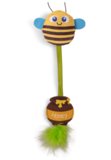 [55674] Jouet Chat Bowi Abeille (22 cm) - Vadigran