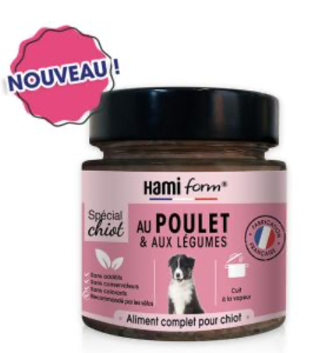 [55737] Cuisiné Spécial Chiot au Poulet (250 g) - Hamiform