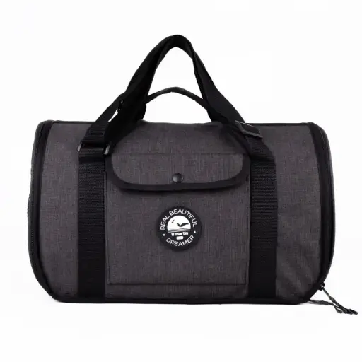 [55761-001] Sac Tunnel rigide Anthracite/Kaki (Taille 2) - Martin Sellier