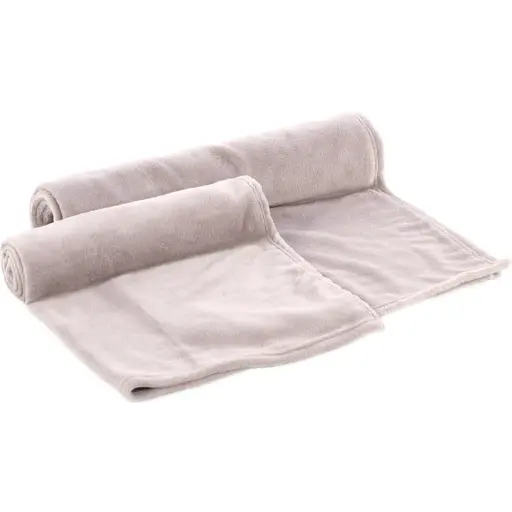 [55825] Couverture Nardo Rectangle Beige 150 x 100 cm - Flamingo