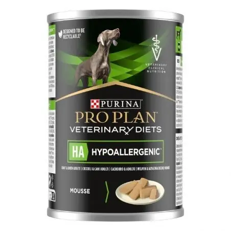 [56020] Boite canine HA Hypoallergenic mousse (400g) - Purina Pro Plan Veterinary Diet