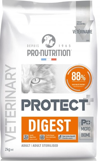[56042-002] Croquettes Protect Digest pour chat (2 kg) - Pro-Nutrition