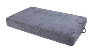 [56055] (SD) Matelas peluche pour chien dehoussable aqua, marron, vert, rose, rouge et ardoise (Taille 90)  - Wouapy