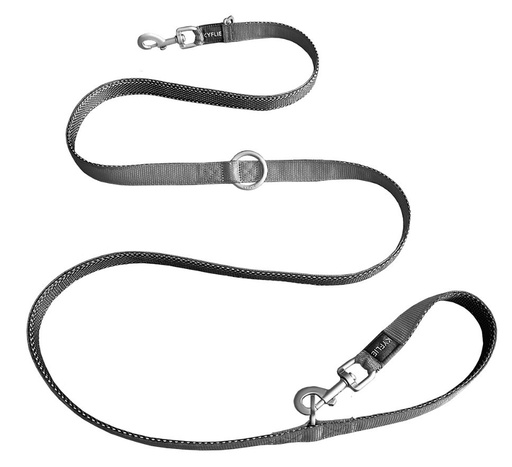 [56066-008] Laisse pour chien Momemtum training Gris (M) - Kyflie