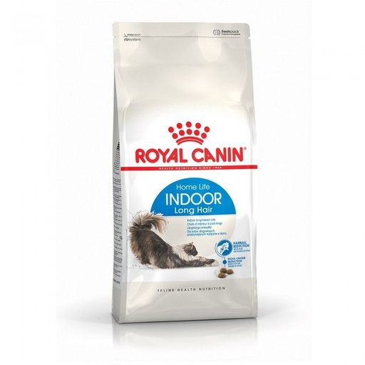 [566_540] Feline Nutrition Indoor Long Hair (4 kg) - Royal Canin