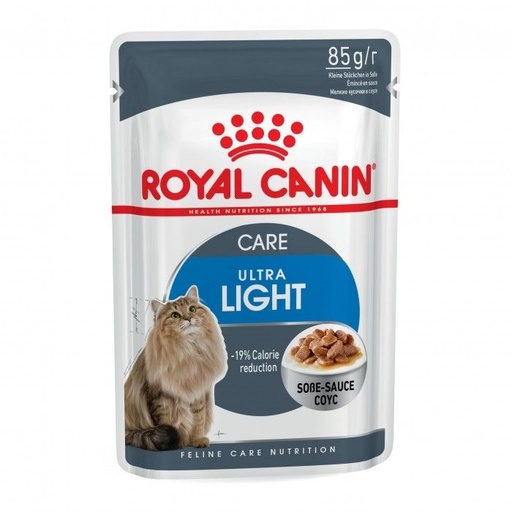[570_554] Feline Nutrition Ultra Light "en sauce" (12 sachets 85 g) - Royal Canin
