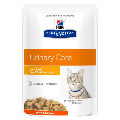 [5830] Feline c/d Multicare Poulet (12 sachets 85 g) - Hill's Prescription Diet