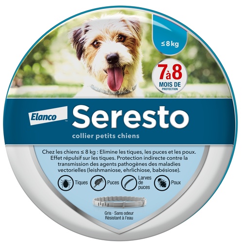 [6167] Seresto Collier antiparasitaire petit chien (1 collier 38 cm) - Elanco