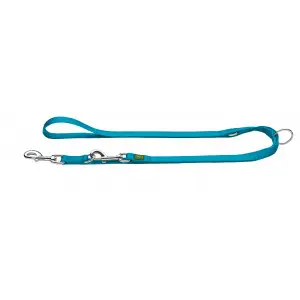 [6669_13406] Laisse d'éducation 3 points "Vario Rapid" - Pétrole (L) - Hunter
