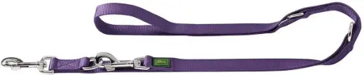 [6669_15166] Laisse d'éducation 3 points "Vario Rapid" - Violet (XS) - Hunter