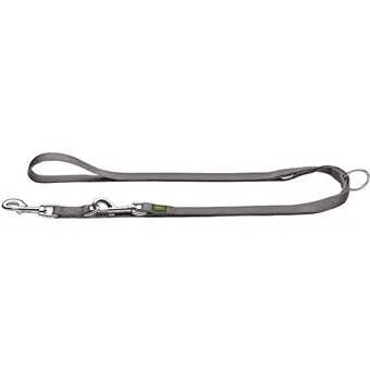 [6669_22161] Laisse d'éducation 3 points "Vario Rapid" - Gris (S) - Hunter