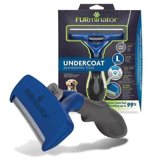 [6714] Brosse chiens L poils longs Undercoat deShedding - Furminator