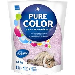 [7199] Litière Perlinette Pure Color "violet" (1.8 kg)
