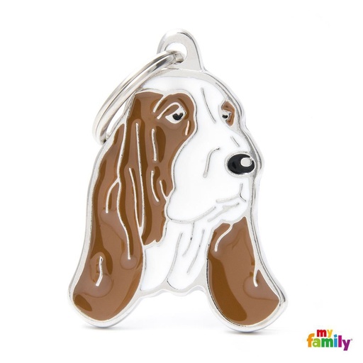[7261] Médaille "Basset Hound" - MyFamily