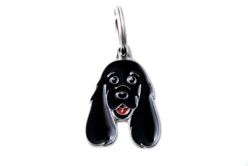 [7274] Médaille "Cocker noir" - MyFamily