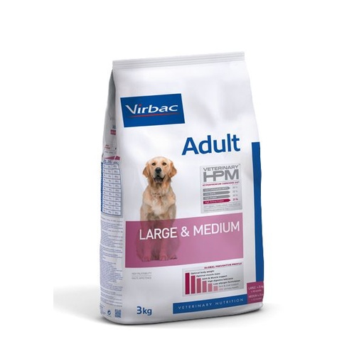 [7296_14270] Dog adult Large & Medium (3 kg) - Virbac HPM Veterinary