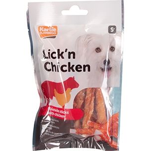 [7958] Friandises "Chick'n Wrap Stick" 12 cm - Karlie Flamingo