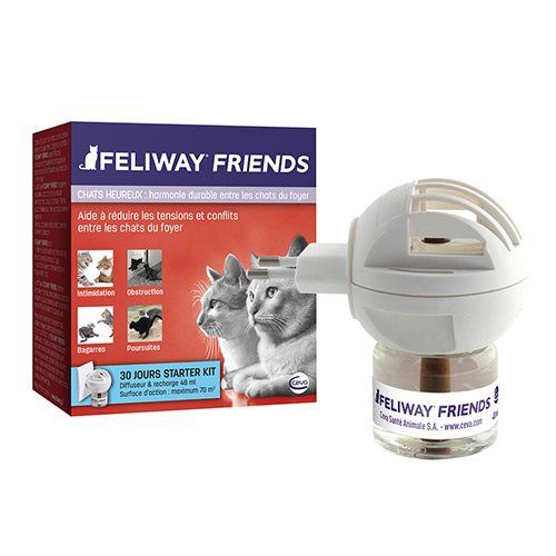 [8010] Feliway Friends diffuseur + recharge (48 ml) - Ceva